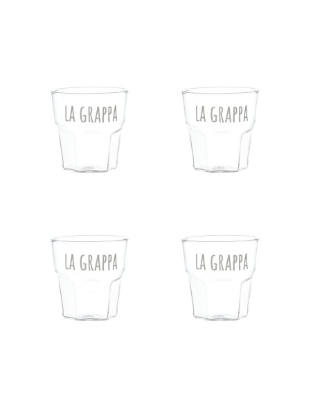 Simple Day - Set 4 Bicchieri La Grappa