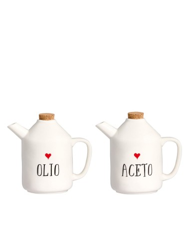 Simple Day - Set Olio Cuore - Aceto Cuore 250 Ml