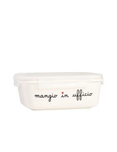 Simple Day - Contenitore L Mangio in Ufficio 19.5x14.5.6x6cm 2