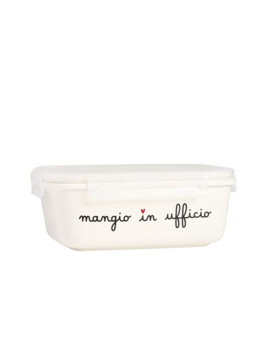 Simple Day - Contenitore L Mangio in Ufficio 19.5x14.5.6x6cm