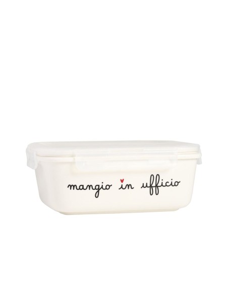 Simple Day - Contenitore L Mangio in Ufficio 19.5x14.5.6x6cm
