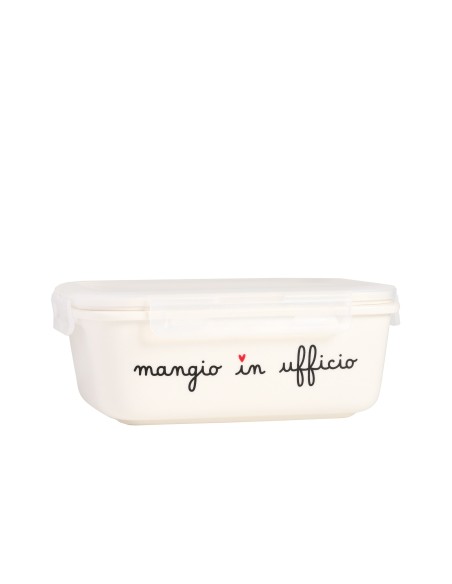 Simple Day - Contenitore L Mangio in Ufficio 19.5x14.5.6x6cm