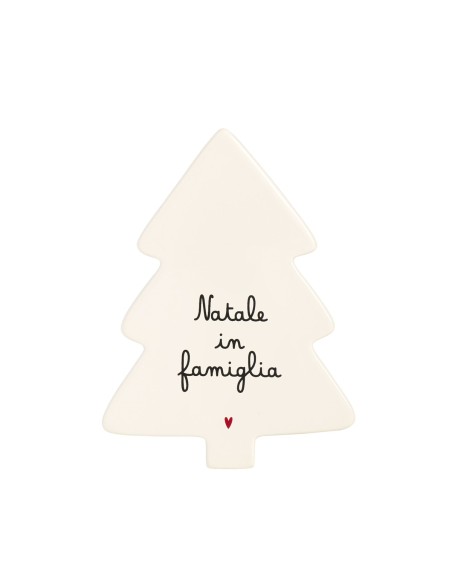 Simple Day - Sottopentola Albero Natale in Famiglia 21x15cm