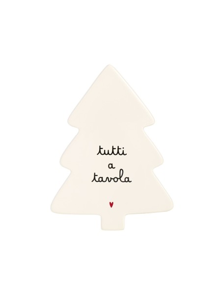Simple Day - Sottopentola Albero Tutti a Tavola 21x15cm