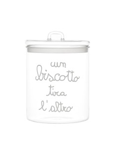 Simple Day - Barattolo in Vetro Ø15cm Un Biscotto Tir