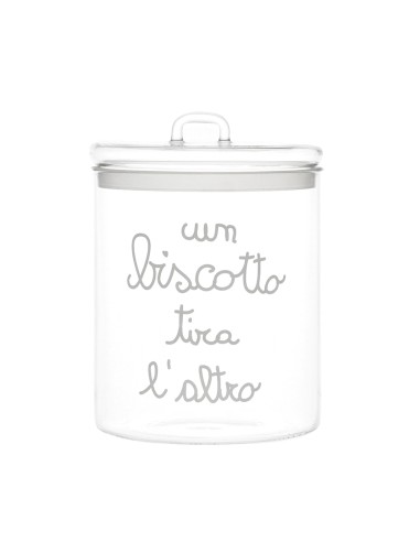 Simple Day - Barattolo in Vetro Ø15cm Un Biscotto Tir