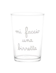 Simple Day - Bicchiere 50cl Mi Faccio Una Birretta