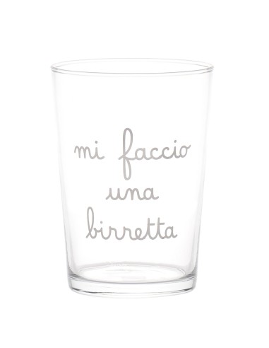 Simple Day - Bicchiere 50cl Mi Faccio Una Birretta