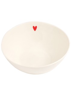 Simple Day - Insalatiera D.20x7.8cm Cuore Rosso
