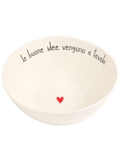 Simple Day - Insalatiera D.20x7.8cm Le Buone Idee Vengono a Tavola
