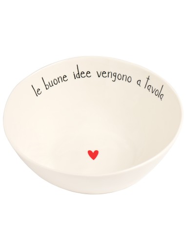 Simple Day - Insalatiera D.20x7.8cm Le Buone Idee Vengono a Tavola