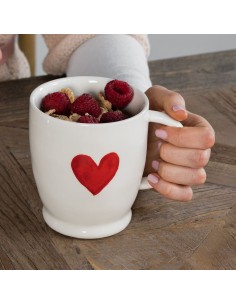 Simple Day - Mug Cuore Rosso Acquerello
