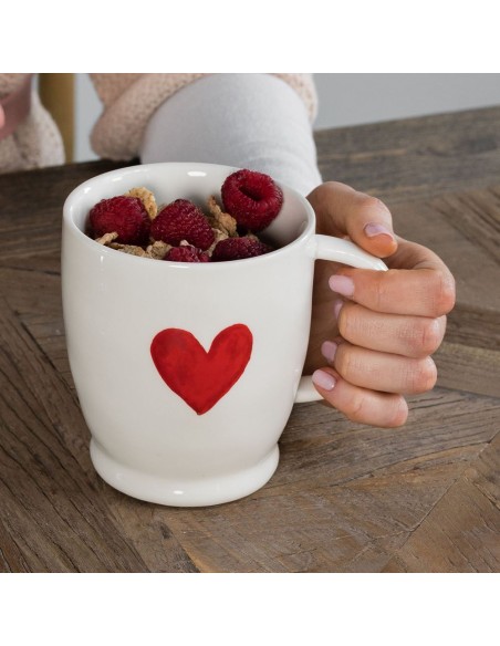 Simple Day - Mug Cuore Rosso Acquerello
