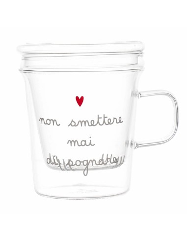 Simple Day - Mug Infusore Non Smettere Mai di Sognare