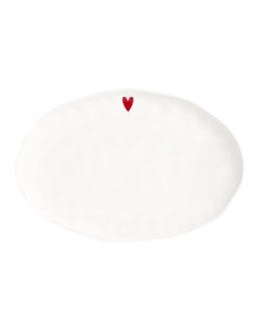 Simple Day - Piatto Ovale Cuore 36.6x24.5cm