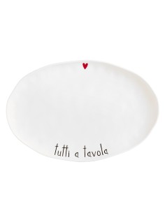 Simple Day - Piatto Ovale Tutti a Tavola 36.6 X 24.5cm