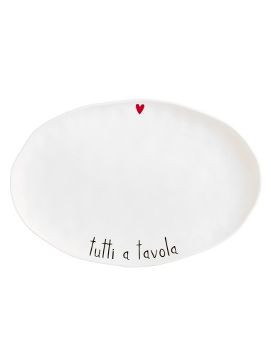 Simple Day - Piatto Ovale Tutti a Tavola 36.6 X 24.5cm