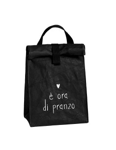 Simple Day - Porta Pranzo E' Ora di Pranzo Nero