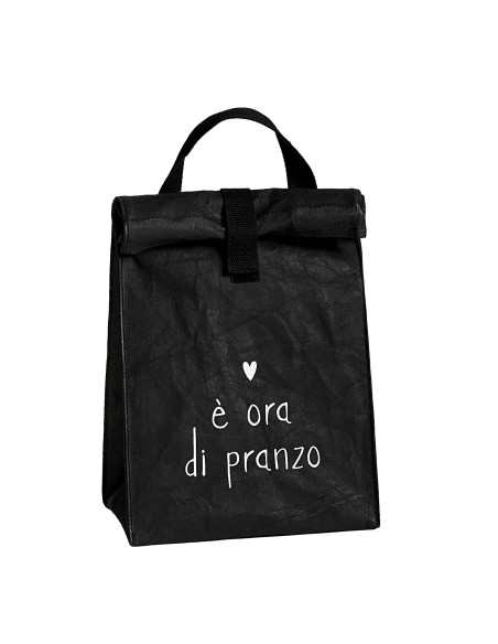 Simple Day - Porta Pranzo E' Ora di Pranzo Nero