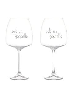 Simple Day - Set 2 Calici 77cl Solo Un Goccetto