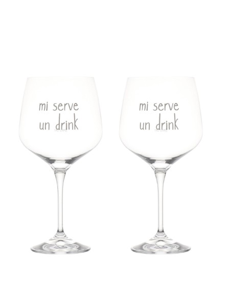Simple Day - Set 2 Calici Mi Serve Un Drink 82cl