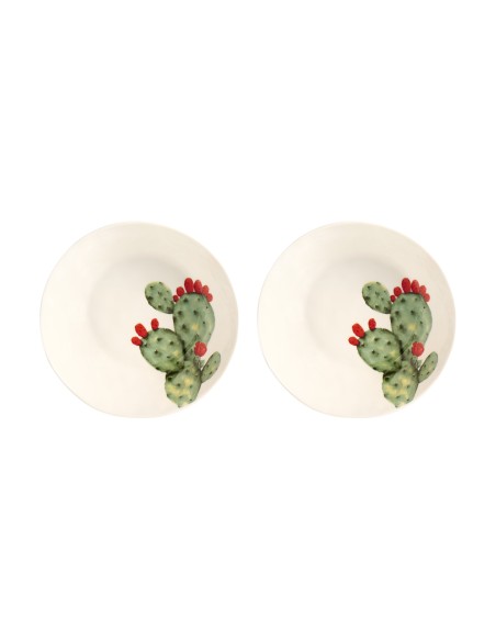 Simple Day - Set 2 Piatti Fondi Fico D'india