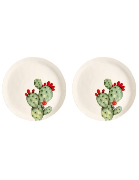 Simple Day - Set 2 Piatti Piani Fico D'india
