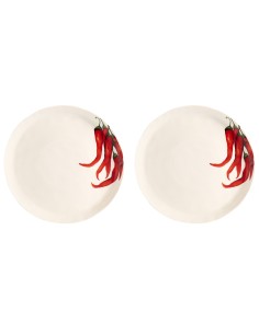 Simple Day - Set 2 Piatti Piani Peperoncino