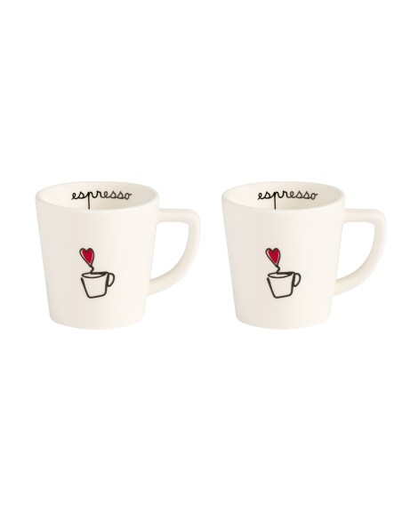 Simple Day - Set 2 Tazze Espresso Tazzina