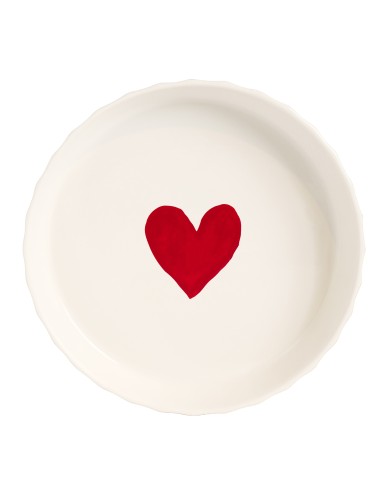 Simple Day - Tortiera Cuore Acquerello D.26cm