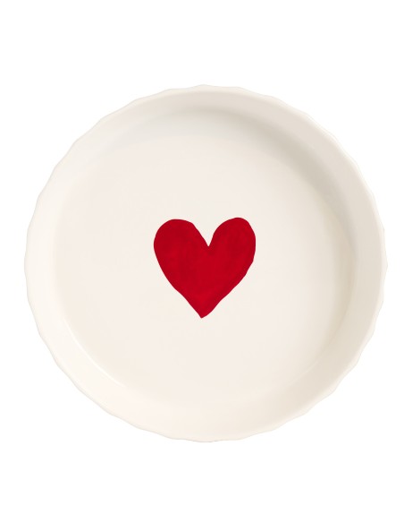 Simple Day - Tortiera Cuore Acquerello D.26cm
