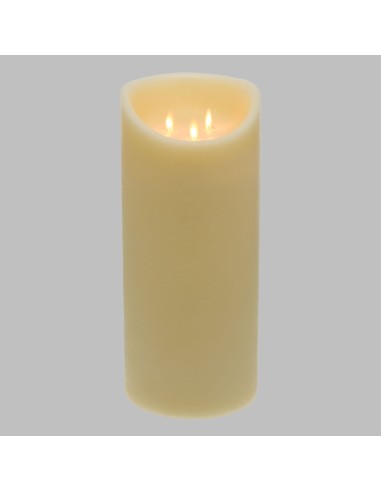 Candela Avorio RT-R Moving Flame ø 15 x H 35 cm