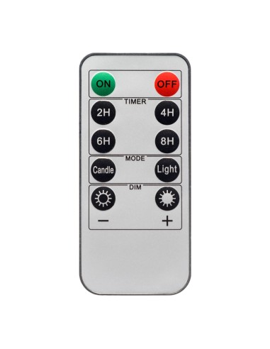 Set 2 candele verde Ø 2,3 - H 23cm con telecomando