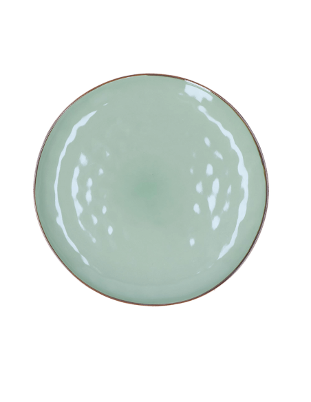 Rose e Tulipani·rose & Tulipani - Linea ''concerto" Tè Verde Vassoio Rotondo Ø 32 Cm - stoneware