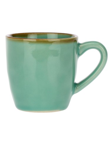 Rose e Tulipani·concerto Verde Acqua Taz Caffe' C/p·90 Cc·stoneware