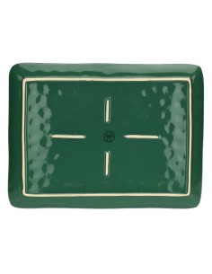 Rose e Tulipani·rose & Tulipani - Linea ''concerto" Verde Bosco Vassoio Rettangolare 36x26,5 Cm 2