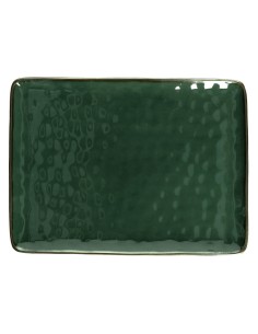 Rose e Tulipani·rose & Tulipani - Linea ''concerto" Verde Bosco Vassoio Rettangolare 36x26,5 Cm