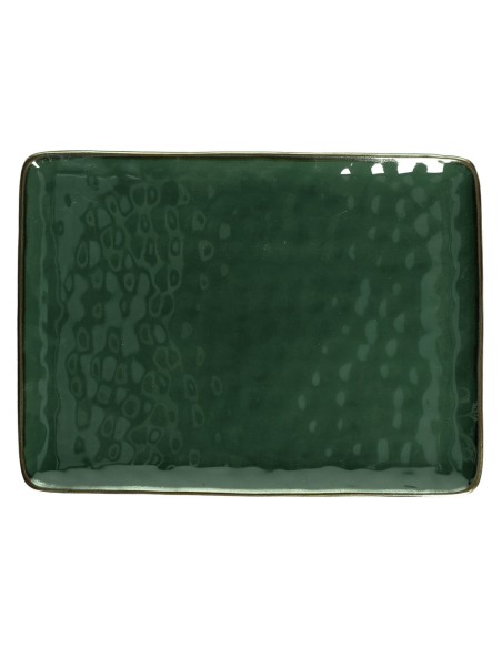 Rose e Tulipani·rose & Tulipani - Linea ''concerto" Verde Bosco Vassoio Rettangolare 36x26,5 Cm