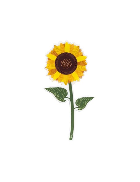 Vesta Home - Fiore Bomboniera Singolo Girasole Giallo·giallo·10,5 X 20,2 H Th. 3 Mm