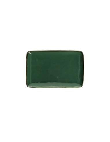 Rose e Tulipani·rose & Tulipani - Linea ''concerto" Verde Bosco Vassoio Rettangolare 20x13 Cm