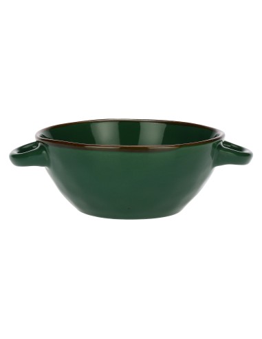 Rose e Tulipani·rose & Tulipani - Linea ''concerto" Verde Bosco Ciotola Zuppa - stoneware