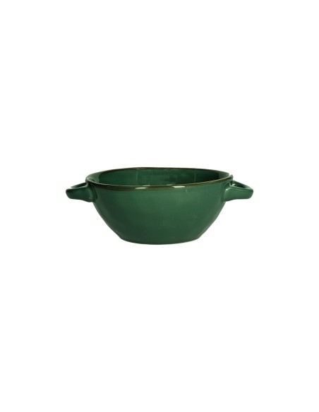 Rose e Tulipani·rose & Tulipani - Linea ''concerto" Verde Bosco Ciotola Zuppa - stoneware