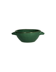 Rose e Tulipani·rose & Tulipani - Linea ''concerto" Verde Bosco Ciotola Zuppa - stoneware
