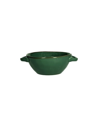 Rose e Tulipani·rose & Tulipani - Linea ''concerto" Verde Bosco Ciotola Zuppa - stoneware