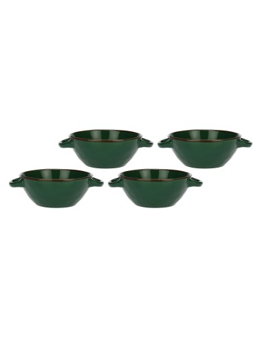 Rose e Tulipani·rose & Tulipani - Linea ''concerto" Verde Bosco Ciotola Zuppa - stoneware