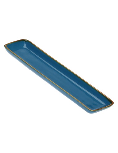 Rose e Tulipani·rose & Tulipani - Linea ''concerto" Grigio Perla Vassoio Rettangolare 32x8 Cm - stoneware