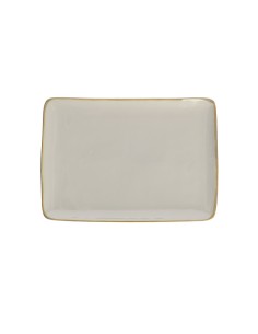 Rose e Tulipani·rose & Tulipani - Linea ''concerto" Grigio Perla Vassoio Rettangolare 27x19 Cm - stoneware