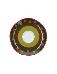 Rose e Tulipani·rose & Tulipani - Cozy Cottage Tazza Caffè 0,10 Lt con Piattino Rosso 2