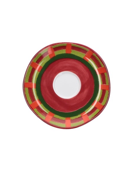 Rose e Tulipani·rose & Tulipani - Cozy Cottage Tazza Caffè 0,10 Lt con Piattino Verde