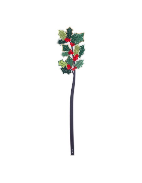 Vesta Home - Fiore Pungitopo Grande Kit 6 Pz·rosso·12,8 X 55,3 H Th. 5 Mm